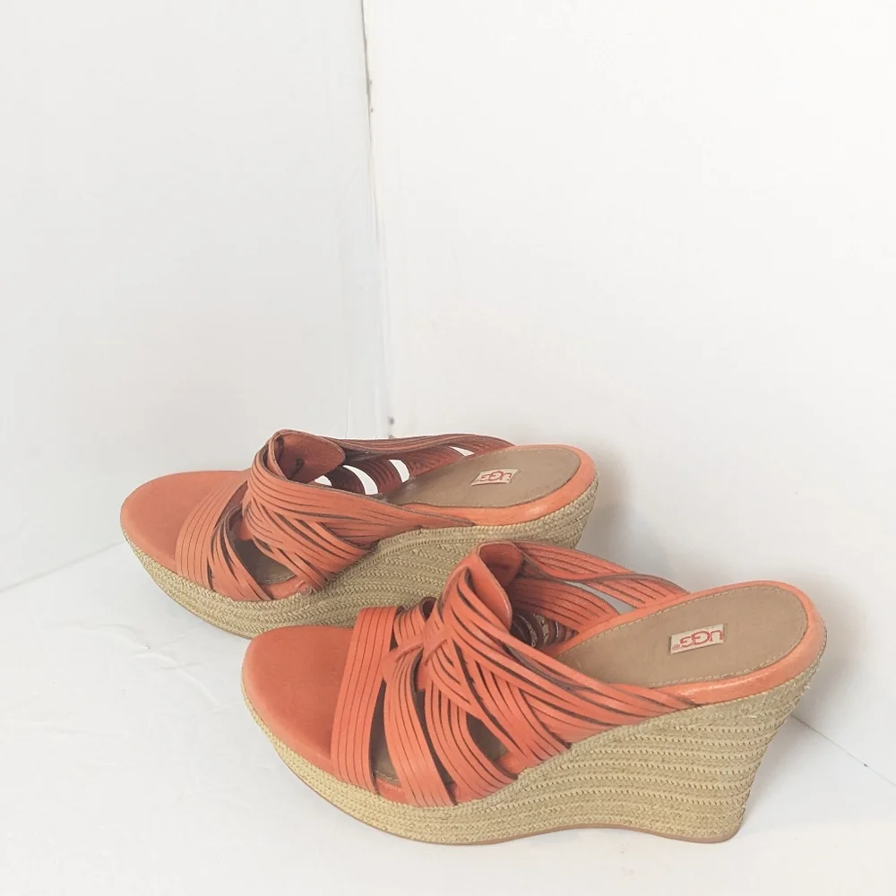 UGG Orange leather Melinda Wedges - Picture 16 of 16
